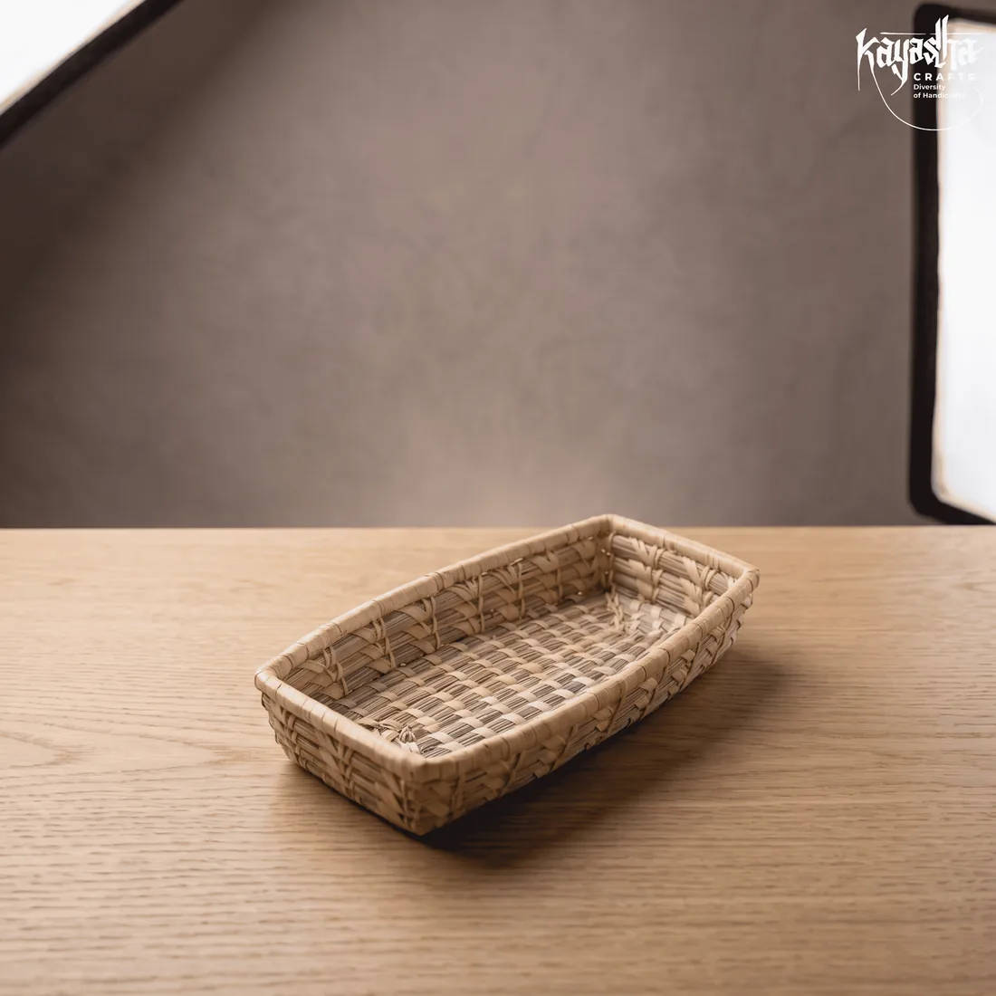 Woven spoon holder basket