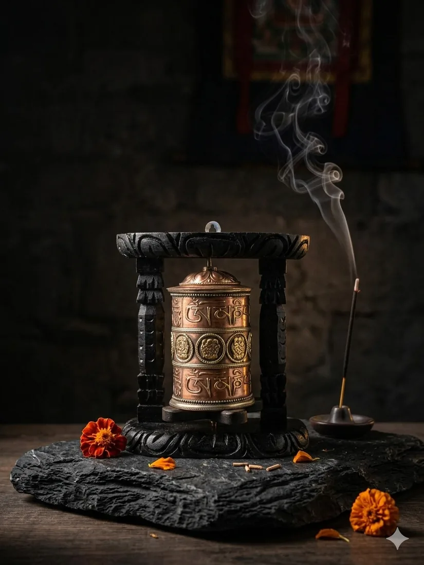 Single prayer wheel M3NO4