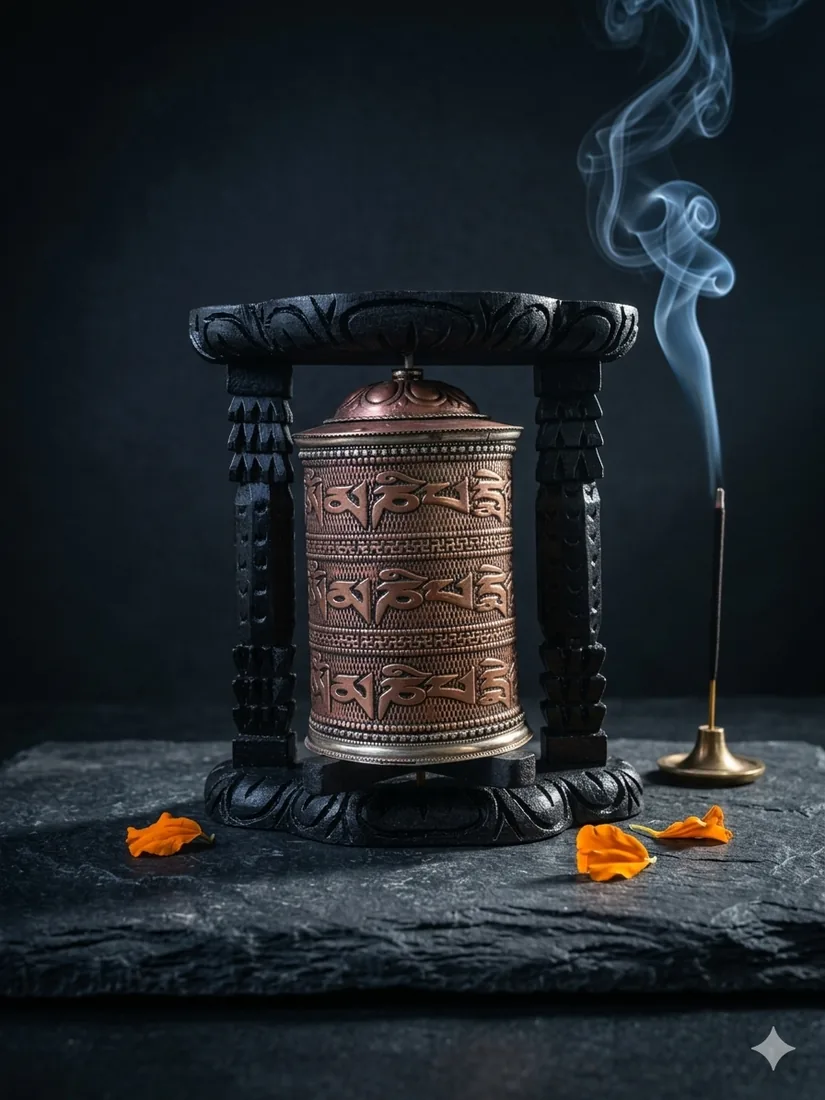Single prayer wheel M4NO2