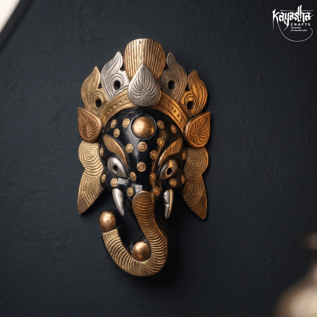 Small carved wooden mask